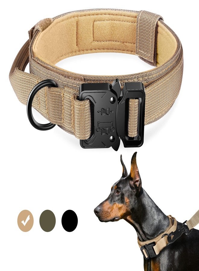 FYA Tactical Dog Collar (XL, Brown Collar) - Image 1